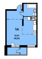 1-кімнатна 41.14 м² в ЖК Navigator від 16 500 грн/м², Київ
