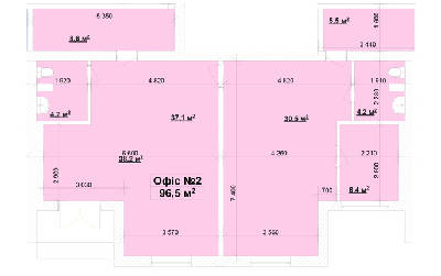 Офис 96.5 м² в ЖК Спутник-Теремки от застройщика, с. Гатное