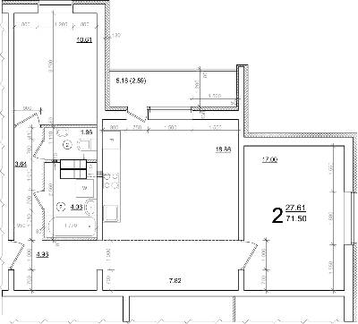 2-кімнатна 71.5 м² в ЖК Олімпійський від 15 200 грн/м², м. Бровари