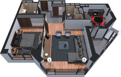 2-комнатная 87.1 м² в ЖК PecherSKY от 84 150 грн/м², Киев
