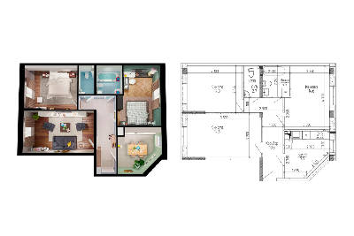 3-комнатная 73.8 м² в ЖМ Новая Буча от 12 500 грн/м², г. Буча