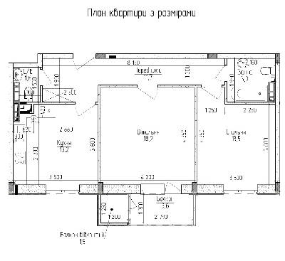 2-кімнатна 65.4 м² в ЖМ Нова Буча від 11 500 грн/м², м. Буча