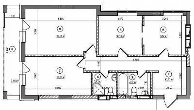 3-кімнатна 78.08 м² в ЖК Struetinsky Residence від 20 680 грн/м², Київ