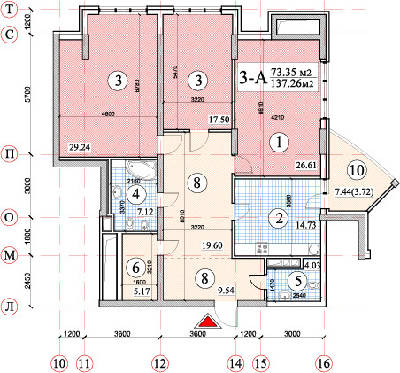 3-кімнатна 137.26 м² в ЖК Покровський посад від 39 200 грн/м², Київ