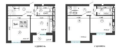Трехкомнатные в ЖК Сырецкий парк