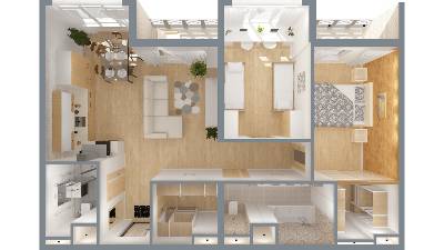 2-кімнатна 80 м² в ЖК А12 на Симоненка від 15 600 грн/м², м. Бровари