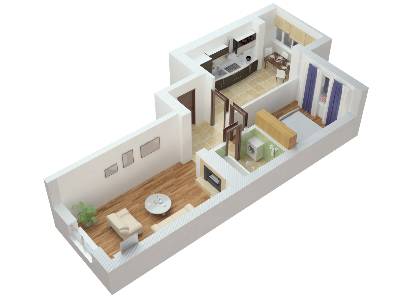 2-комнатная 53.5 м² в ЖК Евромисто от 20 350 грн/м², с. Крюковщина