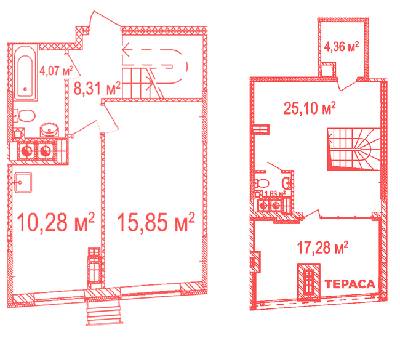1-комнатная 78.24 м² в ЖК Crystal Avenue от 17 000 грн/м², с. Петропавловская Борщаговка