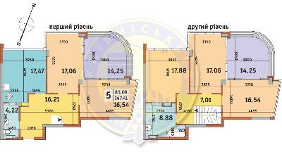 Дворівнева 147.41 м² в ЖК Урлівський-2 від 29 841 грн/м², Київ