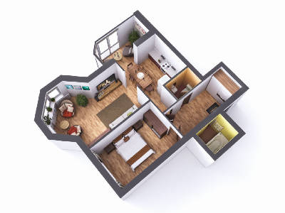 2-кімнатна 52.5 м² в ЖК Sky від 14 000 грн/м², м. Ірпінь
