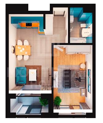 1-кімнатна 51.33 м² в ЖК Montreal House від 53 225 грн/м², Київ