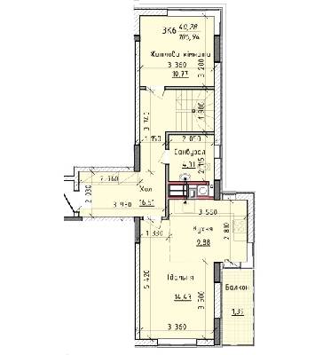 3-кімнатна 106.9 м² в ЖК Київські Зорі від 14 700 грн/м², м. Вишгород