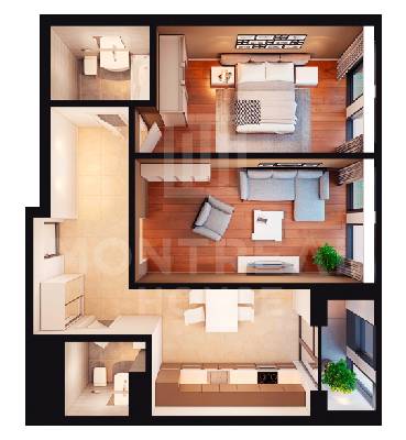 2-кімнатна 68.99 м² в ЖК Montreal House від 52 633 грн/м², Київ