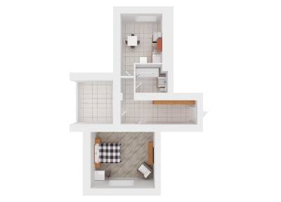 1-кімнатна 45.16 м² в ЖК Сади Вишневі від 25 000 грн/м², м. Вишневе