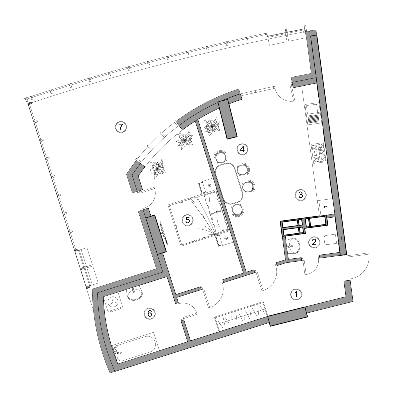 2-кімнатна 70.88 м² в ЖК Aria від 39 500 грн/м², Київ