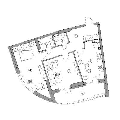 2-кімнатна 68.57 м² в ЖК Aria від 39 500 грн/м², Київ
