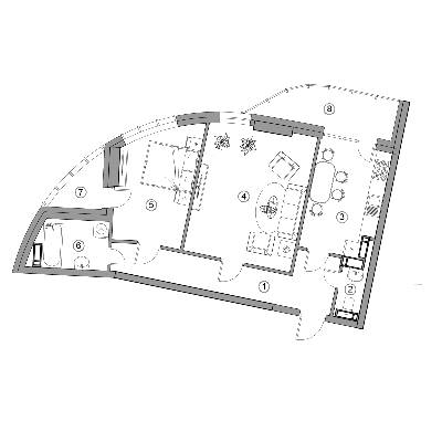 2-кімнатна 68.3 м² в ЖК Aria від 58 000 грн/м², Київ