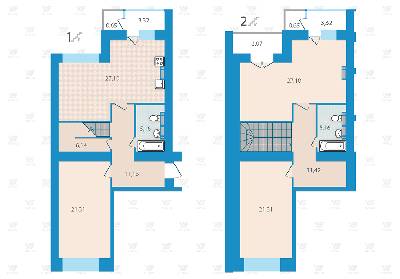 3-комнатная 145.86 м² в ЖК Академ Парк от 23 800 грн/м², Киев