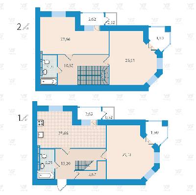 3-комнатная 150.09 м² в ЖК Академ Парк от 22 000 грн/м², Киев