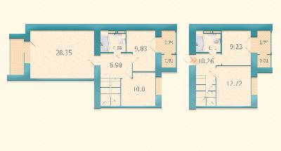 4-кімнатна 105.66 м² в ЖК Козацький від 22 000 грн/м², Київ