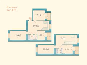 4-кімнатна 139.33 м² в ЖК Козацький від 22 000 грн/м², Київ