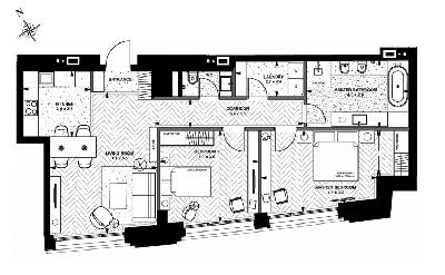 2-комнатная 84.3 м² в ЖК Linden Luxury Residences от 140 300 грн/м², Киев