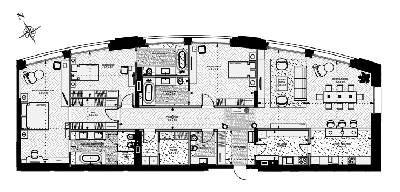 3-комнатная 205 м² в ЖК Linden Luxury Residences от 128 350 грн/м², Киев