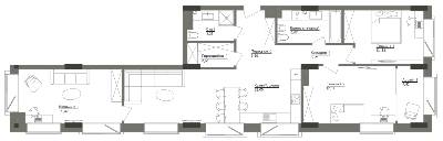 3-кімнатна 113.79 м² в ЖК Washington Concept House від 59 802 грн/м², Київ
