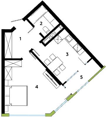 1-кімнатна 48.72 м² в ЖК Madison Gardens від 21 094 грн/м², м. Бровари