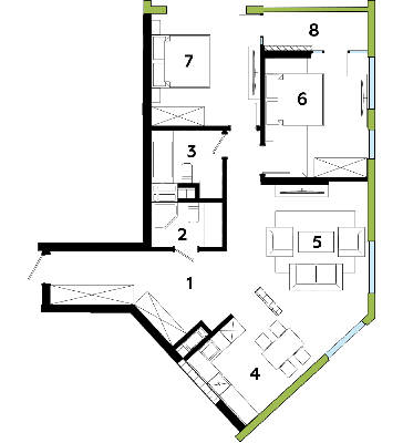 3-кімнатна 85.77 м² в ЖК Madison Gardens від 22 500 грн/м², м. Бровари