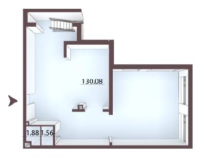 Офіс 134.25 м² в ЖК Камертон від забудовника, Київ