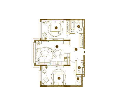 2-комнатная 85.74 м² в ЖК Obolon Residences от 90 000 грн/м², Киев