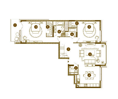 5+ комнат 348.43 м² в ЖК Obolon Residences от 82 200 грн/м², Киев