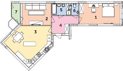 2-кімнатна 75.05 м² в ЖК Лісова казка від забудовника, Київ