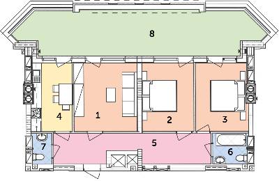 3-кімнатна 76.01 м² в ЖК Лісова казка від забудовника, Київ