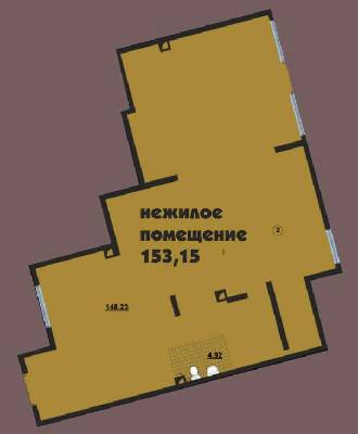 Помещение свободного назначения 153.15 м² в ЖК Paradise Avenue от застройщика, с. Крюковщина