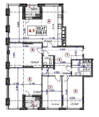 4-комнатная 169.61 м² в ЖК Ярославов Град от 43 150 грн/м², Киев