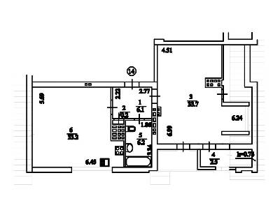 2-кімнатна 83.4 м² в ЖК Comfort Club від 27 500 грн/м², Київ