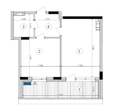 1-кімнатна 54.57 м² в ЖК Park Lake City від 27 200 грн/м², с. Підгірці