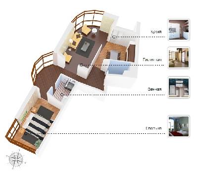 2-кімнатна 77.52 м² в ЖК Парк Стоун від 49 500 грн/м², Київ