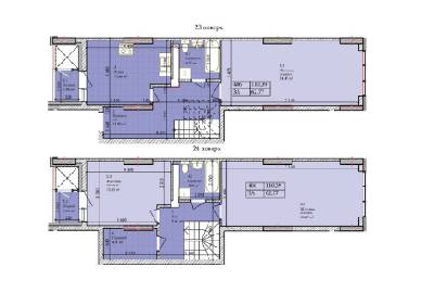 2-кімнатна 110.39 м² в ЖК Багговутівський від 25 000 грн/м², Київ