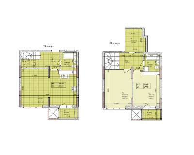 2-кімнатна 92.6 м² в ЖК Багговутівський від 28 000 грн/м², Київ