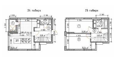 Дворівнева 75.76 м² в ЖК Бережанський від 22 000 грн/м², Київ