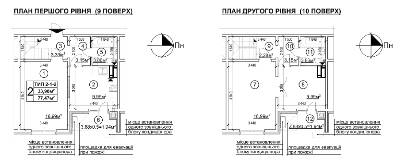 2-кімнатна 77.47 м² в ЖК Квартал Тарасівський від 10 100 грн/м², с. Тарасівка