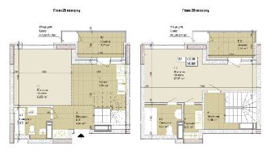 Двухуровневая 63.38 м² в ЖК Дніпровська Мрія от 19 000 грн/м², Киев