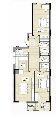 2-кімнатна 87.79 м² в ЖК на вул. Героїв УПА, 73 від 18 000 грн/м², Львів