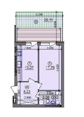1-комнатная 47.81 м² в ЖК Липинка от 25 000 грн/м², Киев