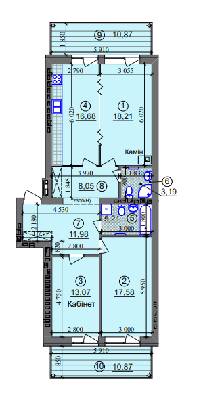 3-комнатная 100.49 м² в ЖК Липинка от 26 500 грн/м², Киев
