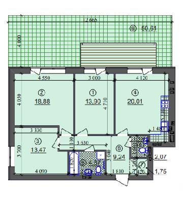 3-комнатная 84.19 м² в ЖК Липинка от 26 500 грн/м², Киев