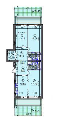 3-комнатная 93.24 м² в ЖК Липинка от 26 505 грн/м², Киев